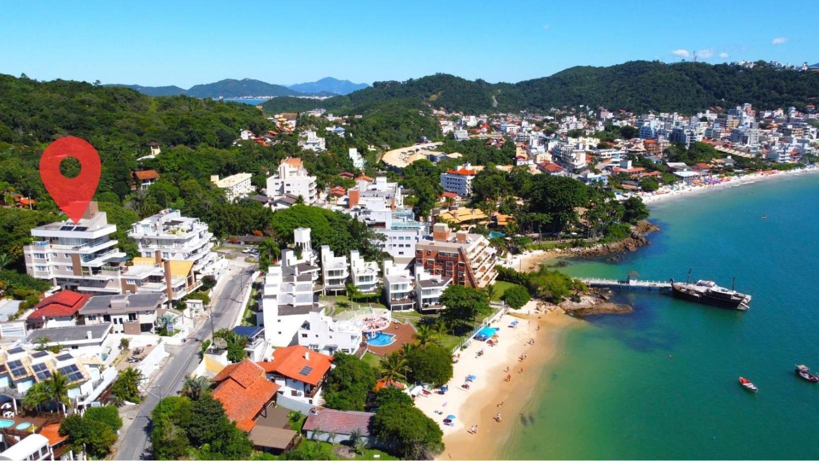 1079 - Apartamento Com Vista Para O Mar Em Bombinhas Buitenkant foto